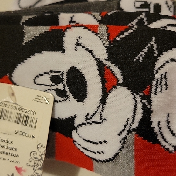 NWT: Disney Mickey Mouse Bike Shorts and Ankle Socks Bundle - Picture 5 of 13